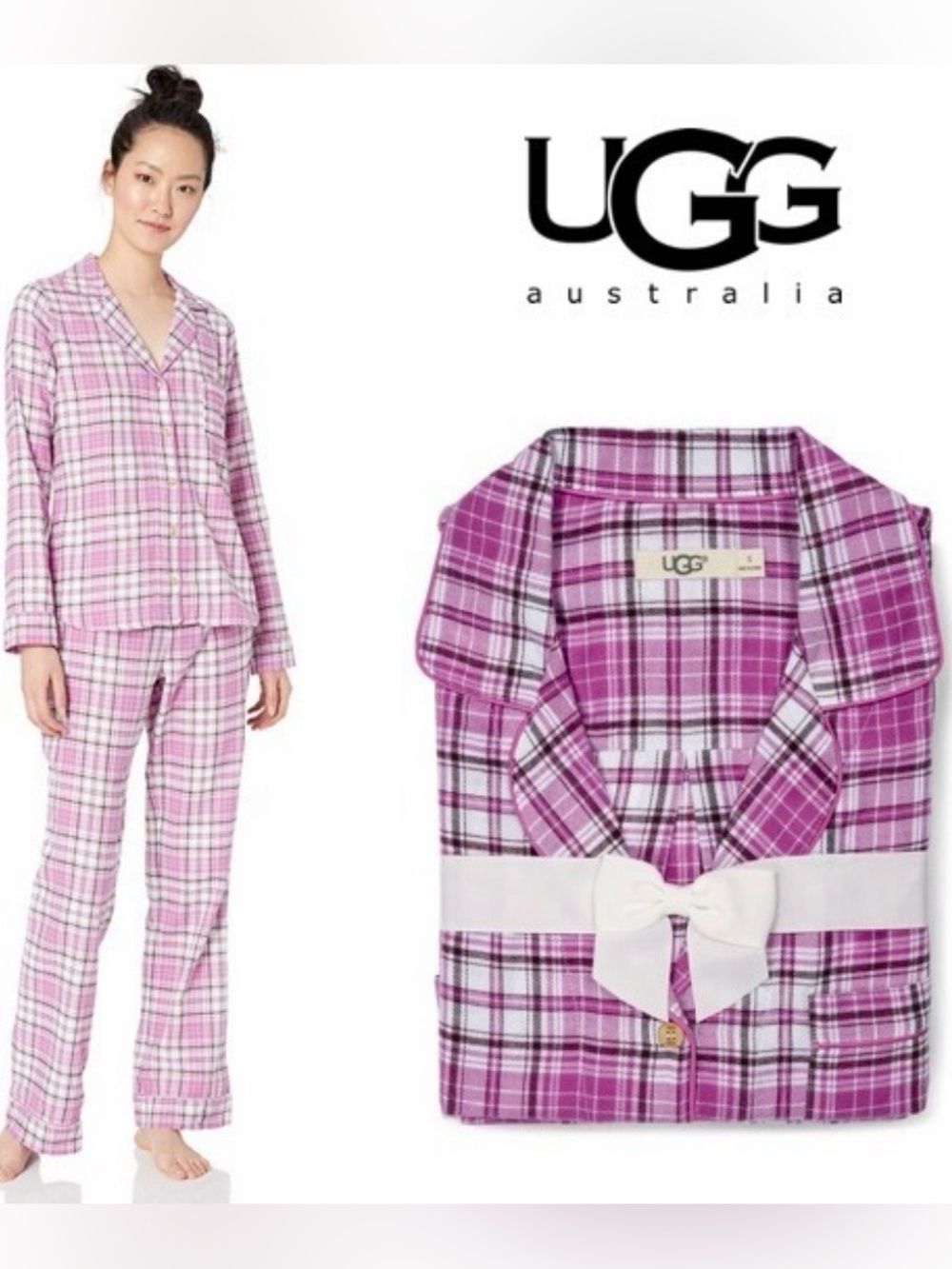 NWT UGG Raven Flannel Pajama Set